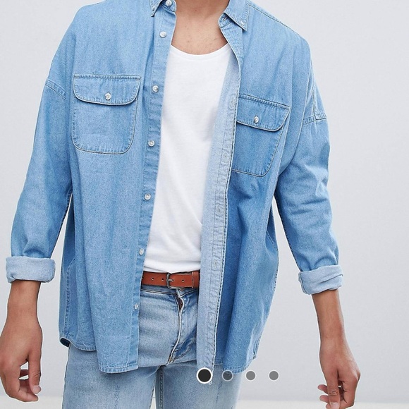 ASOS oversized denim shirt - Picture 6 of 7